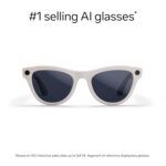 Ray-Ban | Meta Skyler (Gen 1) Shiny Chalky Grey, Transitions® Sapphire Lenses - Image 3