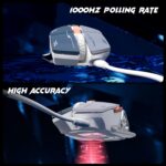 ZEBRONICS Transformer M Plus Wired Gaming Mouse, Up to 12800 DPI, 6 Buttons with a 6-Level DPI Switch, 8 RGB Modes, 1000Hz Polling Rate, 1.5m Detachable Cable, Gaming Grade Sensor (Grey + Blue) - Image 4