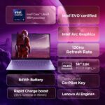 Lenovo Yoga Slim 7 (Smartchoice) Intel Core Ultra 9 185H 14"(35.5cm) WUXGA-OLED Laptop (32GB RAM/1TB SSD/AI PC/Windows 11/Microsoft 365 Basic + Office Home 2024/1Yr ADP Free/Grey/1.39Kg), 83CV00B3IN - Image 3