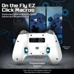 EvoFox Elite X2 Wireless Gaming Controller For PC with 1000Hz Polling Rate, Dual-Mode (2.4G & Type C), Hallsense™ Magnetic Hall 3D Joysticks & Triggers, EZ Click Macros, Dual Vibration Motors(White) - Image 4