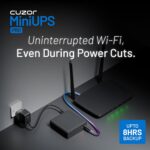 Cuzor Mini UPS PRO 12V Router UPS up to 3A | Up to 8 Hours | 3×2900 mAh | WiFi UPS Power Backup | Backup for broadband Modem - Image 3