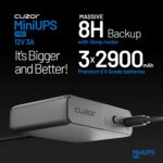 Cuzor Mini UPS PRO 12V Router UPS up to 3A | Up to 8 Hours | 3×2900 mAh | WiFi UPS Power Backup | Backup for broadband Modem - Image 4