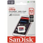 SanDisk Ultra 64GB microSDXC UHS-I, 140MB/s R, Memory Card, 10 Y Warranty, for Smartphones - Image 3