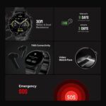 Noise Pro 6R 1.46" AMOLED Smart Watch, 1000 NITS, Powered by AI Pro, Built-in GPS, Strava Integration, Stainless Steel Dial, Video Watch Faces,3ATM, Emergency SOS, TWS Connectivity-Pure Titanium - Image 4