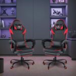 Valor X USA Striker 2026 Edition | Ergonomic Gaming & Office Computer Chair | Premium PU Leather | Dual Massager Back Support | Adjustable Neck & Lumbar Pillow | Ergo Sync Armrests | Footrest (Red) - Image 4