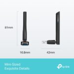 TP-Link UB500 Plus USB Bluetooth 5.3 Adapter, Mini, Plug and Play, Long Range Antenna, Supports Win 7/8.1/10/11, for Desktop, Laptop, Mouse, Keyboard, Printers, Headsets,Speakers, PS4/Xbox Controllers - Image 3
