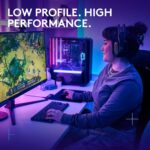 Logitech G515 Lightspeed TKL Low Profile Wireless Gaming Keyboard, LIGHTSYNC RGB, Thin Tenkeyless Design, PBT Keycaps, Tactile (Brown) Mechanical Switches - Black - Image 3