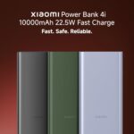 Xiaomi Power Bank 4i 10000mAh 22.5W Fast Charging PD|Smart 12 Layer Protection| Durable Steel Casing |Triple Output Ports|Supports All Phone(MI Power Bank),Green - Image 4