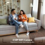 CP PLUS 3 MP Resolution Smart Wi-fi Bulb Security Camera | 360° View | 2 Way Talk | Motion Tracking & Detection Alert | Built-in Siren | Advanced Night Vision | IR Distance 15 Mtr. | CP-T31A - Image 3