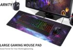Galaxy XXL Mouse Mat Non-Slip Base Rubber Gaming Mousepad 400 * 900 mm Large Size Table Mat Improves Precision and Speed Stable Grip on Smooth Surfaces Waterproof Mouse mat (1-pcs) - Image 3