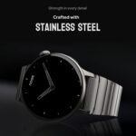 Noise Pro 6R 1.46" AMOLED Smart Watch, 1000 NITS, Powered by AI Pro, Built-in GPS, Strava Integration, Stainless Steel Dial, Video Watch Faces, 3ATM, Emergency SOS, TWS Connectivity-Jet Black - Image 3