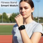 Bouncefit D20 Y68 Fitness Band Smart Watch for Men, Women, Boys, Girls, Kids – Single Touch Interface, Water Resistant, Workout Modes, Quick Charge Sports Smartwatch – Jet Black - Image 5
