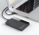 KINGSTER® 500GB Ultra Slim External Hard Drive – USB 3.0 Type-C, 145MB/s Speed, Plug & Play – Black Plastic Body – Compatible with Laptop, PC, Mac, Smart TV – 1-Year Warranty - Image 3