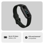 Fitbit Inspire 3 Health & Fitness Tracker (Midnight Zen/Black) with 6-Month Premium Membership - Image 3