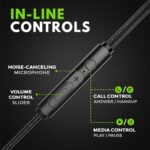 SpinBot BattleBudz W20 Gaming Wired Earphones with Dual Mic | Detachable Boom Mic, 10mm Gaming-Tuned Drivers, Shark Fin Eartips for Mobile, PC/Laptop, Xbox One, PS4, PS5 (Green) - Image 4