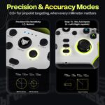 EvoFox Elite X2 Pro Gaming Controller for PC, Android, TV, Switch Tri-Mode -2.4G/BT/Wired Gamepad, HallSense Magnetic Triggers & Joystick, 1000Hz Polling, RGB, Replaceable JoySticks,16h Battery-White - Image 6