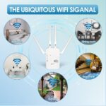 Punnk Funnk WiFi Range Extender | Up to 300Mbps | Dual LAN Port WiFi Extender, Repeater, WiFi Signal Booster, Access Point| Easy Set-Up | Extends WiFi to Smart Home & Office(White) - Image 3