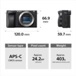 Sony Alpha ILCE-6400M 24.2MP Mirrorless Digital SLR Camera (Black) with 18-135mm Zoom Lens | APS-C Sensor |Real-Time Eye Auto Focus | 4K Vlogging Camera | Tiltable LCD - Black - Image 4