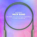 ZEBRONICS Zeb-Evolve BTv5.0, Voice Assistant, Rapid Charge, Dual Pairing, Call Function, Magnetic Earpiece Bluetooth Wireless in Ear Earphones with Mic (Metallic Green) - Image 4