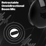 EvoFox Hyperion 7.1 Gaming Headphones with Mic - Black, 50mm Drivers, Software Supported 7.1 Surround Sound, Retractable Mic, Wired (USB A + Type-C), Inline Controls, Over-Ear Swappable Ear Pads - Image 5