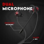 SpinBot BattleBudz C30 Wired in Ear Type C Gaming Earphone with Detachable Boom Mic |12mm Drivers | Dedicated Mic Mute Switch - Image 3