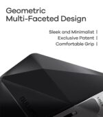 Aulumu A39 Geometric AirPods Pro 3 Case with Lock | Protective Cover with Nylon Buckle | Alloy Armour | Compatible with Apple AirPods Pro 3rd Generation Case (2025) - Black - Image 4
