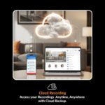 CP PLUS 3MP Resolution Smart Wi-fi CCTV Home Security Camera | 360° View | Motion Tracking | 2-Way Talk | Cloud & SD Card Support | CTC Cyber Secure Tech | 15M Night Vision | CP-E31Q - Image 4