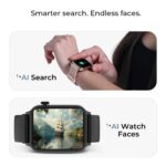 Noise Pulse Hyper Smart Watch with 21 Days Battery, 1.85" Display, AI Watch Faces, 100+ Sports Modes, Health Suite, SpO2 & Heart Rate Monitor, 1ATM Water Resistant(Jet Black) - Image 5