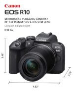 Canon EOS R10 24.2MP RF-S18-150 F/3.5-6.3 IS STM Mirrorless Camera (APS-C Sendor, 4K UHD Video) for Wedding & Content Creators - Black - Image 4