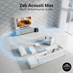 Zebronics 900 Watts Soundbar, 7.1.2 CH, Dolby Atmos, 12" Wireless Subwoofer, Home Theatre, Bluetooth v5.3, TV eARC, Optical, AcoustiMax Audio Technology, Premium Finish (Juke Bar 9920) - Image 4