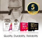 SP Silicon Power Silicon Power 32GB microSDXC UHS-I Micro SD Card with Adapter, Up to 100MB/s Read, Class 10 U1 V10 A1 Full HD Video microSD Memory Card, Elite Series - Image 5