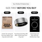 ULTRAHUMAN Ring AIR-Smart Ring Activity Tracker, Size First Sizing Kit,Sleep Tracker,Smart Ring for Men/Women,Fitness Tracker (Raw Titanium, 9) - Image 3