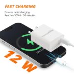 Amazon Basics 12W Dual Port Mobile Charger | 12W Max Output | Includes 1 m Type C Cable | Universal Compatibility - Image 3