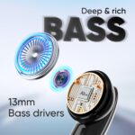 Mivi DuoPods Vibe Earbuds [New Launch], 60 Hours Playtime, AI-ENC for HD Calls, 13mm Drivers, IPX 4.0, BT v5.3, Made in India True Wireless Bluetooth Ear Buds - Image 4