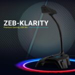 Zebronics Zeb-Klarity USB Gaming Mic for Recording / Streaming, compatible with PC, Omni Directional sound pickup, Flexible Neck, Mute Button - Image 3