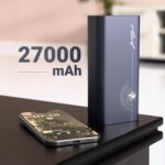 ZEBRONICS 27000 mAh Power Bank, 65W Fast Charging, Outputs (2 Type C & 1 USB) PD3.0, For iPhone, Android, Laptop, Tablets, Earbuds, Flight Friendly, Metallic Body + Type C Cable (EnergiPOD 27R2, Blue) - Image 3