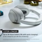 Sony ULT Wear WH-ULT900N Noise Cancellation Wireless Bluetooth Over Ear Headphones with Massive Bass, Up to 50Hrs Battery-Grey - Image 5