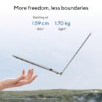 ASUS Vivobook S16,Intel Core Ultra 5 225H,AI PC(Intel Arc iGPU/16GB RAM/512GB SSD/FHD/16/60Hz/Backlit Keyboard/70Whr/Windows 11/M365 Basic(1Year)*/Office Home 2024/Cool Silver/1.7 Kg) S3607CA-SH071WS - Image 3