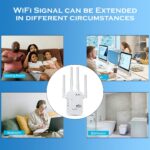 PunnkFunnk WiFi Extender 2.4GHz | 300Mbps Wireless Repeater & Signal Booster | Dual LAN Port, 4 Antennas | Router & Access Point Mode | Easy Setup - Image 4