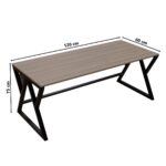 Riyan Luxiwood® Daffodil Computer Table in Engineered Wood with Flat Surface, Multi-Usage Laptop Desk & Home Office, Desk Sturdy Gaming Table (1 Years Warranty) (Beige) - Image 3
