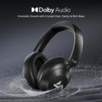 Boat New Launch Rockerz 650 Pro, Touch/Swipe Controls, Dolby Audio, 80Hrs Battery, 2Mics ENx, Fast Charge, App Support, Dual Pair, Bluetooth Over Ear Headphones with Mic (Iris Black) - Image 6