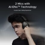 Boat New Launch Rockerz 650 Pro, Touch/Swipe Controls, Dolby Audio, 80Hrs Battery, 2Mics ENx, Fast Charge, App Support, Dual Pair, Bluetooth Over Ear Headphones with Mic (Iris Black) - Image 9