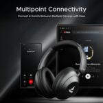 Boat New Launch Rockerz 650 Pro, Touch/Swipe Controls, Dolby Audio, 80Hrs Battery, 2Mics ENx, Fast Charge, App Support, Dual Pair, Bluetooth Over Ear Headphones with Mic (Iris Black) - Image 10