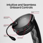 HyperX Cloud Jet – Dual Wireless Gaming Headset, 2.4GHz dongle, Bluetooth 5.2, PC, PS5, Nintendo Switch, Steam Deck, Mobile, USB-A, Black - Image 3
