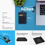 MAYUMI DRIXEL Ultra Hi-Speed Portable Hard Drive, Type-C USB 3.1, 2-in-1 Mobile and PC Compatible, Heavy Duty Ultra Slim HDD, 2 Yrs Warranty (DRIXEL HS, 1 TB) - Image 4