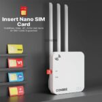 Conbre CPE MT-300H 4G Mobile Sim Based Wi-Fi Router (All 4G & 5G Sim Supported), Lastest WiFi 6, Plug and Play, Support, NVR, DVR, WiFi, Camera - Image 3