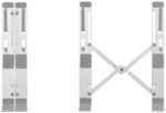 amazon basics Laptop Stand, Height-Adjustable, Foldable, Portable, Ventilated, Fits Up to 15.6-Inch Laptops (Aluminium Alloy, Silver) - Image 4