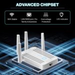 WiFi Range Extender High-Speed Booster | | Covers 10m, Connects 10 Devices | Repeater | Easy Plug & Play Setup (Single Band) - Image 3