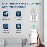 WiFi Range Extender High-Speed Booster | | Covers 10m, Connects 10 Devices | Repeater | Easy Plug & Play Setup (Single Band) - Image 4