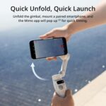 DJI Osmo Mobile 7 Gimbal Stabilizer for iPhone, Android, Built-in Tripod, Ultra-Light, 3-Axis Phone Gimbal,Activetrack 7.0,One-Tap Edit,Phone Charging Vlogging Stabilizer YouTube Video, Gray - Image 5